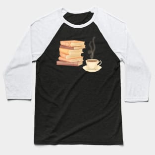 Books and Tea Baseball T-Shirt